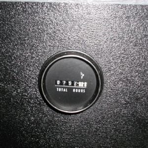 Hour Meters are Down on Motor Bulkhead