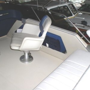 Bench Behind Helm