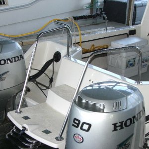 Got my dive platform rails mounted