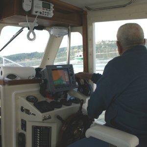 Dusty at the Helm in Hot Pursuit