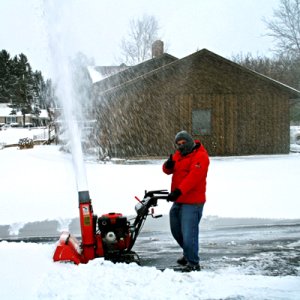 Byrdman w/Terry's Snow Shovel - Now That is Blow'n Snow!