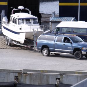 Coming off the Alaska State Ferry.