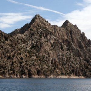 Rugged mountains