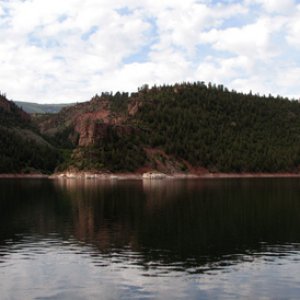 Media 'Reflection 1' in album 'The road coming into Flaming Gorge... SNOW!'