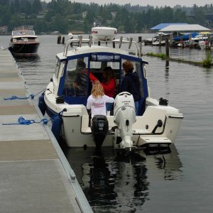 The gang on 8-6-2009, just prior to depart for Lopez Island