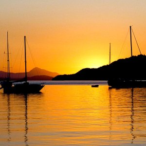 71 Sun down at Montague Harbor