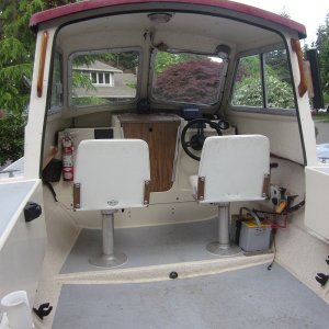Interior looks clean on the surface. Not fond of placement of 2nd batt, it will have to go.