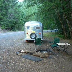 'roadside camping' in our '63 silverstreak 'sabre'.