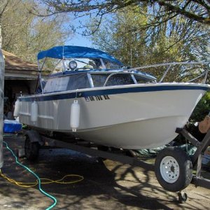 Media 'a 1969 17' glasspar seafair sedan.' in album 'our previous boat on greenpeter res.'