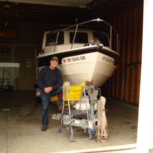 stored for winter 2010. Folding tongue allows me to close door