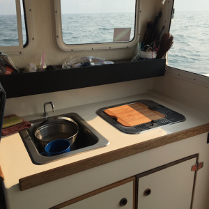 Media 'Wallas stove and sink' in album 'Light weight dinghy on the beach'