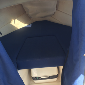Media 'v-berth' in album 'Light weight dinghy on the beach'