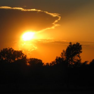 Sunset in Kansas