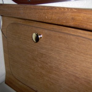 Media 'Couldn't find the wavey kind so just a brass knob' in album 'This time all teak. A little different this time'