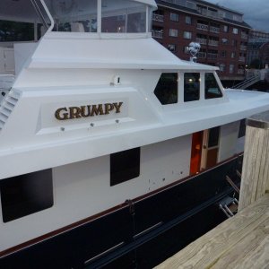 Grumpy's new ride in Portland on the way up to Canada
