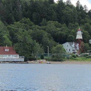 Typical Saint John river scenery beautiful area, clean river, not a lot of boat traffic during the week