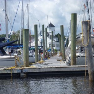 The Royal Kennebecais Yacht club in Saint John.