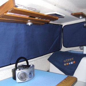 port side privacy curtain