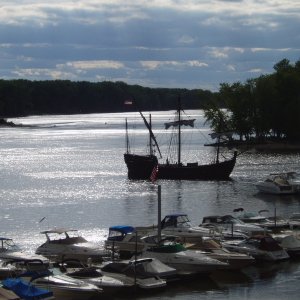 Media '(Minnie Swann) Nina Replica Which sailed from Brazil to Hudson, WI.' in album '(Minnie Swann)'