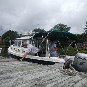 PANDY GIRL underway from Lilly Creek