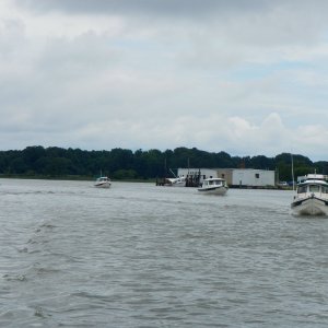 Rounding the Pagan River