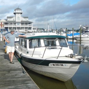Bob ready to get SKIMMER underway