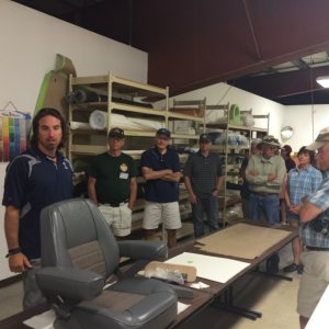 Media 'Mark Wright Explaining tyhe Upholstery Shop 2016-08-20' in album 'Captain Ron Dropped in at Bellingham 2016-08-18'