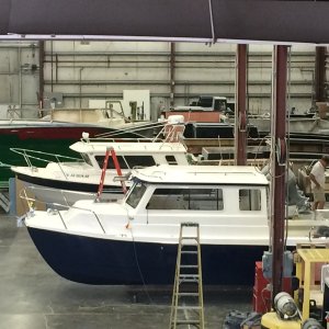 Media 'Boats on Floor at C-Dory Factory 2016-08-20' in album 'Captain Ron Dropped in at Bellingham 2016-08-18'