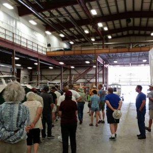 Media 'C-Brats at C-Dory Factory - Cindie Lang Photo' in album 'Captain Ron Dropped in at Bellingham 2016-08-18'