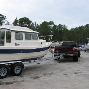 Dealer's pick-up truck ready to go