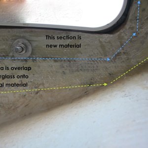 Underside, annotated.