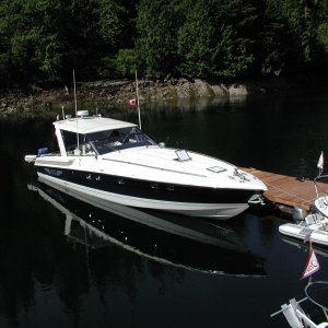 50' Baia Express
2x1350 HP MTU's with
Arneson Surface
Piercing drives.