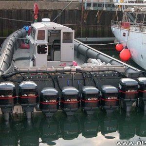 That's 2000 HP of Yamahas, built strictly for running drugs!
Now owned by the Government!
