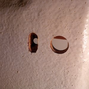 epoxy coated holes