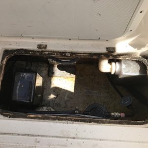 Hatches/seal removed