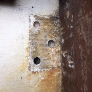 Media 'Holes reamed out and undercut' in album 'Holes in the bilge.'