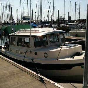 First day in slip. Shilshole Bay Marina 4-22-11