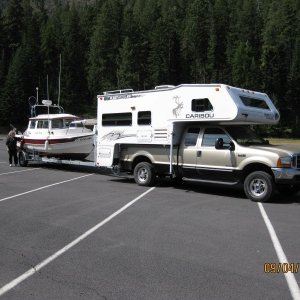 Camper and Boat