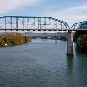 Looking Upstream from Chatanooga city dock