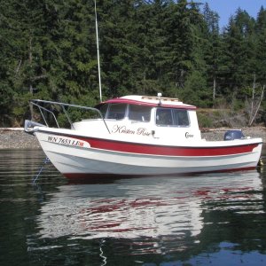 Our Boat with Her new numbers and Her new name