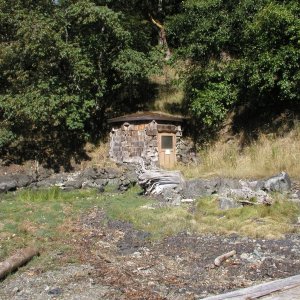 Neat building, Thatcher Cove,Blakely Island