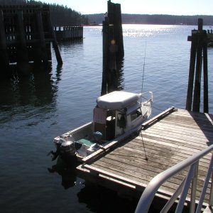 Media 'Orca Village on Orcas Island' in album 'Our Boat with Her new numbers and Her new name'