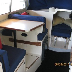 Dinette - front facing reversible seat