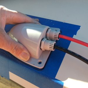 Cable entry gland.