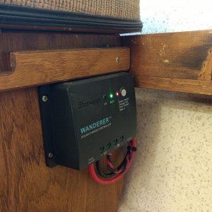 Down to the 30amp Renolgy Charge controller.

I didn't get the fancy pants MPPT controller because everything I read said unless you have 200+ watts coming in they're really not necessary.