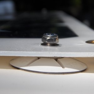 Media 'I only used male snads.  The panel has a female snap attached with a little ss bolt and nylock nut.' in album 'Snads attached to the cabin top.'