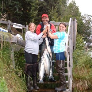 My girls with a nice mess of Reds