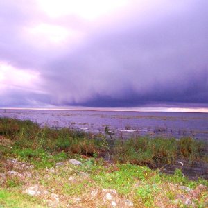 Cold front arriving Lake O