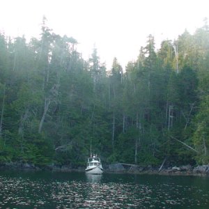 Anchorage outside Kildidt Narrows