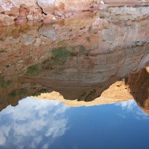 Reflection on the water